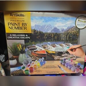 ArtSkills Premium Paint By Number 1672218 Lakeside Serenity Calm NEW